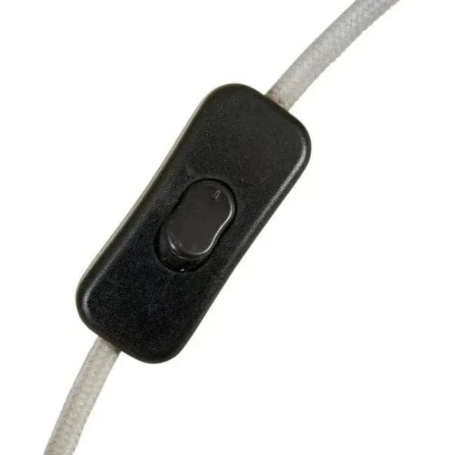 Grey fabric cord with black inline switch for Easton Horizon Desk Lamp