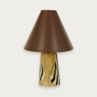 GlobeWest Easton Ledger Table Lamp - Wild Umber