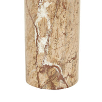GlobeWest Easton Luna Table Lamp - Brown Marble - Brunette
