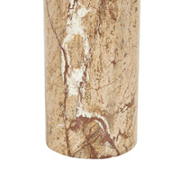 GlobeWest Easton Luna Table Lamp - Brown Marble - Brunette