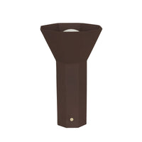 GlobeWest Easton Ornament Tall Portable Table Lamp - Brick