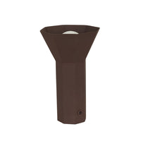 GlobeWest Easton Ornament Tall Portable Table Lamp - Brick