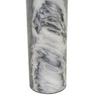 GlobeWest Elio Canyon Table Lamp - Steel Marble - Ash