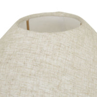 GlobeWest Elio Elfin Table Lamp - Umber - Linen