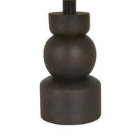 GlobeWest Elio Elfin Table Lamp - Umber - Linen