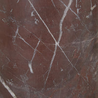 GlobeWest Elio Revolve Table Lamp - Maroon Marble - Burgundy
