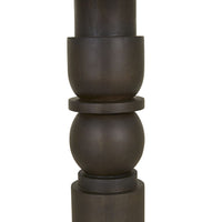 GlobeWest Elio Zemi Table Lamp - Umber - Linen