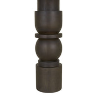 GlobeWest Elio Zemi Table Lamp - Umber - Linen
