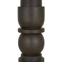 GlobeWest Elio Zemi Table Lamp - Umber - Linen