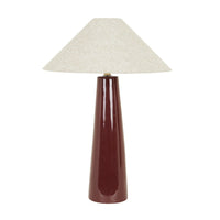 GlobeWest Lorne Canopy Table Lamp - Shiraz - Oatmeal