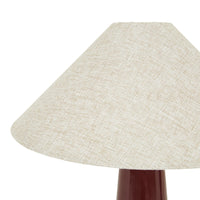 GlobeWest Lorne Canopy Table Lamp - Shiraz - Oatmeal