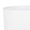 GlobeWest Lorne Post Table Lamp with light grey ceramic base and ivory fabric shade for elegant soft lighting