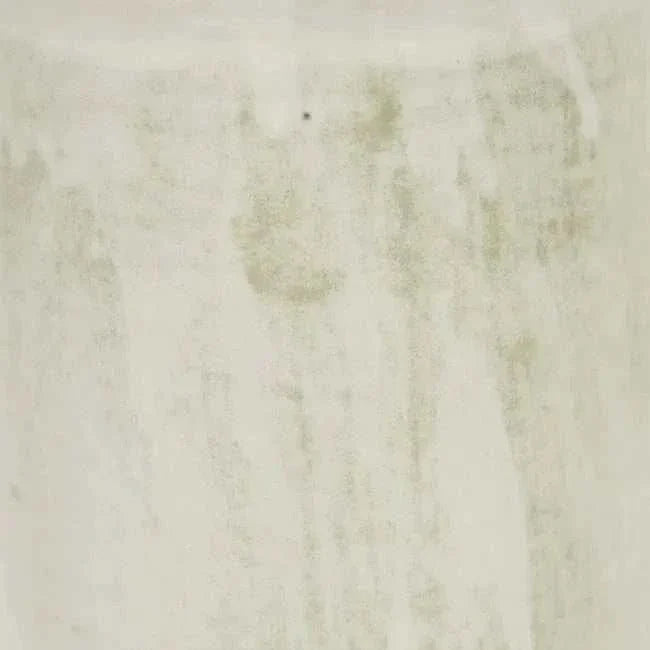 GlobeWest Lorne Post Table Lamp with light grey ceramic base and ivory linen shade for soft ambient lighting.