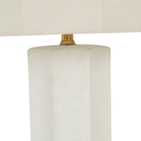GlobeWest Lorne Retreat Table Lamp - Coconut - Linen