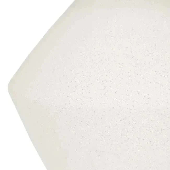 GlobeWest Lorne Roan Table Lamp with white sand ceramic base and ivory cotton linen shade.