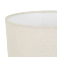 GlobeWest Lorne Sierra Table Lamp - Buff - Linen