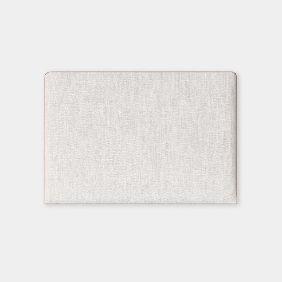 norsuSTUDIO Bedheads norsu Classic Bedhead - Pale Grey Lindeman Snow (Various Piping Colours)
