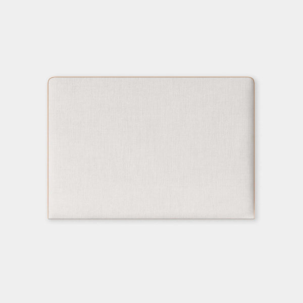 norsu STUDIO classic bedhead in Lindeman Snow pale grey | Norsu Interiors
