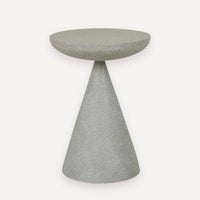GlobeWest Livorno Luna Side Table - Sage Speckle