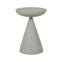 GlobeWest Livorno Luna Side Table - Sage Speckle