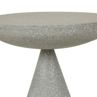 GlobeWest Livorno Luna Side Table - Sage Speckle