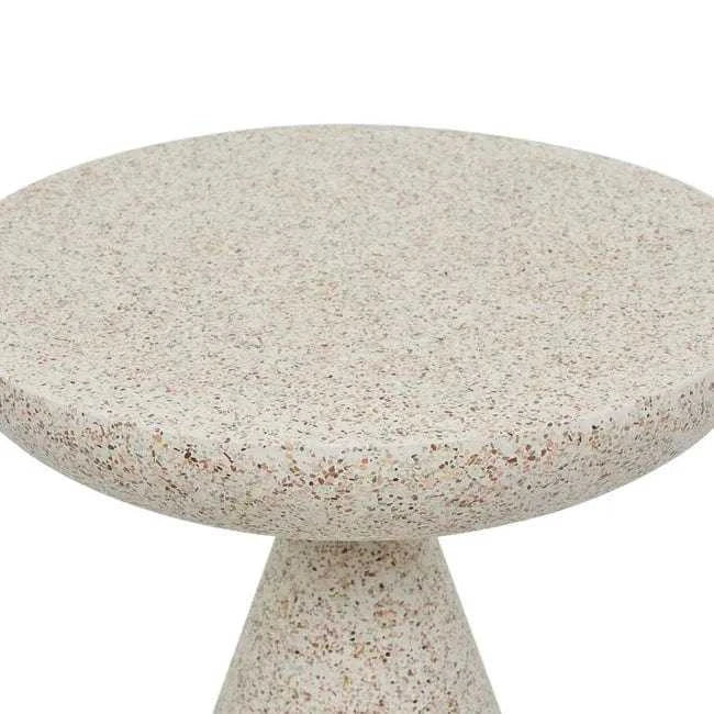 Globe West Side Tables Globe West Livorno Luna Side Table, Warm Sand