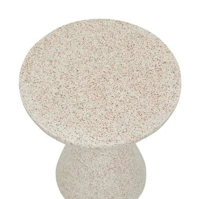 Globe West Side Tables Globe West Livorno Luna Side Table, Warm Sand