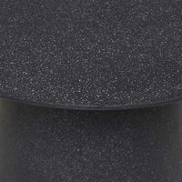 Globe West Side Tables Globe West Livorno Round Side Table (Indoor/Outdoor), Black Speckle