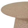 Globe West Side Tables Globe West Livorno Round Side Table (Indoor/Outdoor), Terracotta Speckle