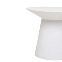 GlobeWest Livorno Round Side Table (Indoor/Outdoor) - White