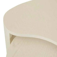 Globe West Side Tables GlobeWest Oberon Curve Set of 2 Side Table - Shell