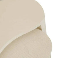 Globe West Side Tables GlobeWest Oberon Curve Set of 2 Side Table - Shell