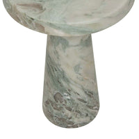 GlobeWest Rufus Contour Side Table - Onyx Marble