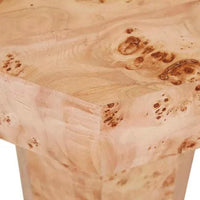 Globe West Side Tables Globe West Trove Burl Side Table - Light Burl
