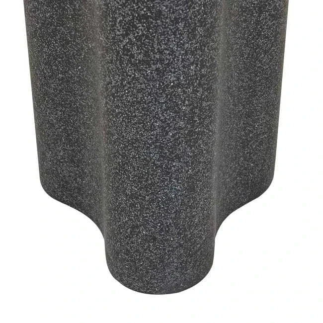 Globe West Side Tables Globe West Artie Outdoor Wave Side Table, Black Speckle