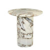 Globe West Side Tables Atlas Decagon Side Table - Matt Ocean Marble