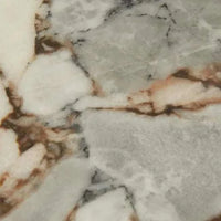 Globe West Side Tables Atlas Decagon Side Table - Matt Ocean Marble