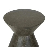 Globe West Side Tables GlobeWest Granada Hourglass Side Table - Black Fleck