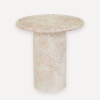 GlobeWest Pippa Side Table, Cream Rose | Norsu Interiors