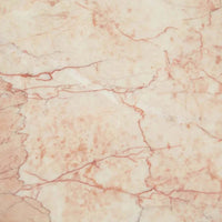 Close-up of Cream Rose marble texture with natural veining for Pippa Marble Side Table surface