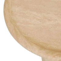 Globe West Side Tables Globe West Pippa Side Table - Natural Travertine