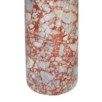 GlobeWest Puddle Side Table - Russet Dapple Marble