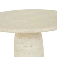 Globe West Side Tables GlobeWest Puddle Side Table - Natural Travertine