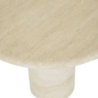 Globe West Side Tables GlobeWest Puddle Side Table - Natural Travertine