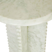 GlobeWest Rufus Fleur Side Table - Green Onyx