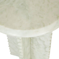 GlobeWest Rufus Fleur Side Table - Green Onyx
