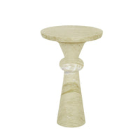 GlobeWest Rufus Indra Side Table - Pistachio Marble