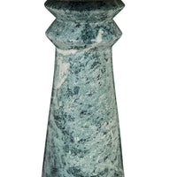 GlobeWest Rufus Jewel Side Table - Spider Green Marble