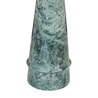 GlobeWest Rufus Jewel Side Table - Spider Green Marble