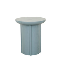 Saskia side table, angled view